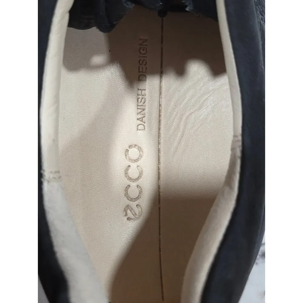 Ecco Cross X Black Casual Pebbled Leather Size 9.5 US, 43 EU Men's - Picture 8 of 9